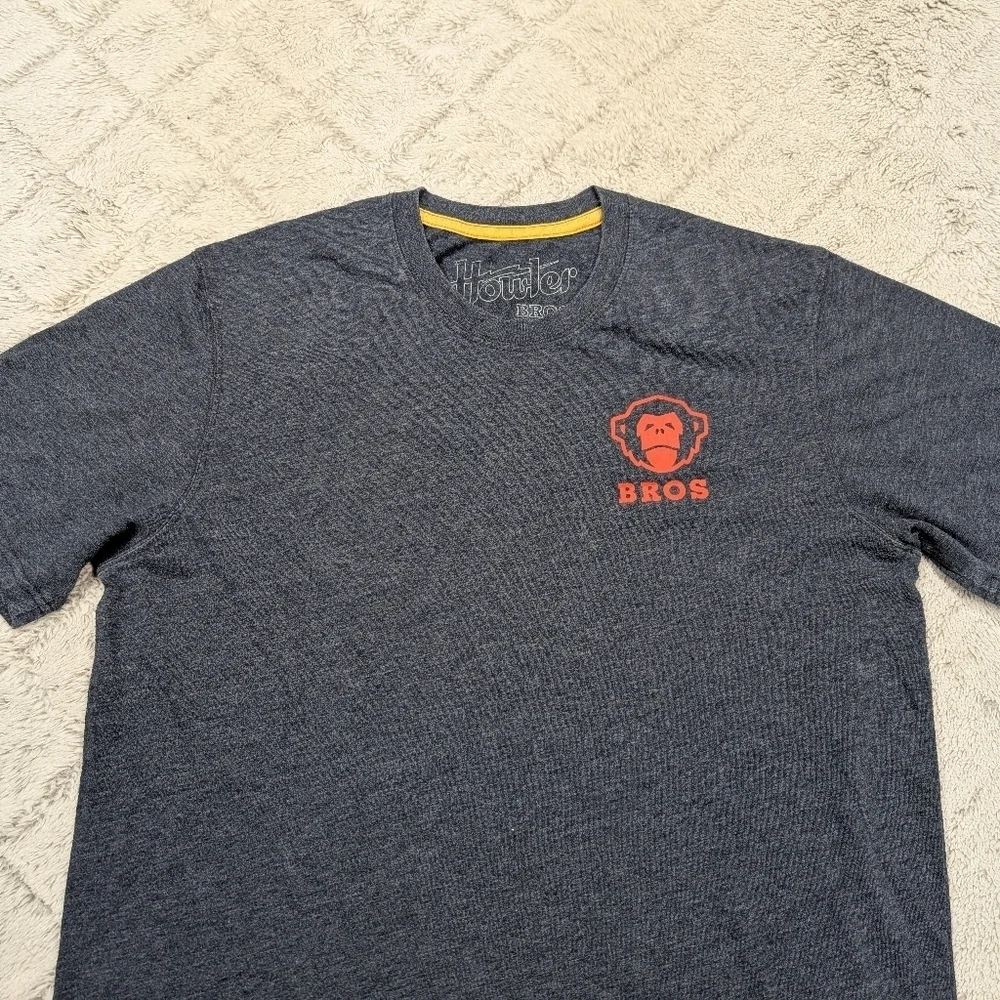 Howler Brothers Shirt Mens M Blue Navy Heather Select Short Sleeve Graphic Print - Picture 3 of 7